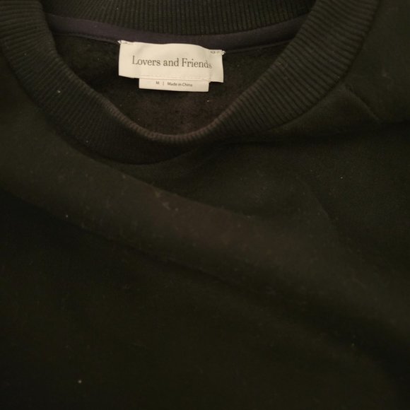 Jenn Sweatshirt - Sweater Dress in Black - Lovers + Friends Medium - Picture 3 of 4